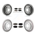 thumbnail image 1 of Transit Auto Front Rear Coated Disc Brake Rotors and Ceramic Pads Kit for Car 2019-2022 Mazda CX-3 FWD KGC-101004, 1 of 11