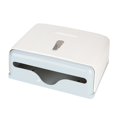 thumbnail image 3 of Elegante estante de almacenamiento para baño para papel higiénico enrollado, moderno soporte para toallas de papel higiénico ABS blanco, 3 of 8