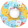 thumbnail image 1 of Collier de Protection pour Animaux de Compagnie, Collier de Récupération pour Chat, Collier Anti-Morsure pour Animal Mignon, Collier Réglable pour Chat, Collier en Coton Doux pour la Cicatrisation des Plaies après une Chirurgie pour Animaux de Compagnie (Jaune), L, 1 of 4