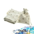 thumbnail image 2 of EeaseMX 20 bolsas de arpillera con cordón de 10 x 14 cm para guardar dulces, joyas, regalos, Navidad, bodas, cumpleaños y fiestas., 2 of 8