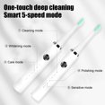 thumbnail image 4 of Danhjin Bathroom Set Wave Toothbrush Couple's USB Charging Soft Hair Intelligent Waterproof Adult Version, 4 of 6