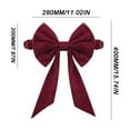 thumbnail image 4 of HHGBAD Festive Christmas Red Bow Chair Covers, Decorative Chair Straps for Holiday Decor, Easy to Use Elegance for Parties, Perfect for Event Styling, 2 Pcs, 4 of 7