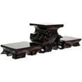 thumbnail image 2 of 1pc Antique Display Rack Carving Crafts Wood Display Stand for Home Office, 2 of 8