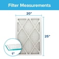 thumbnail image 3 of Filtrete by 3M 20x25x1, MERV 11, Allergen Reduction HVAC Furnace Air Filter, 1200 MPR, 4 Filters, 3 of 10
