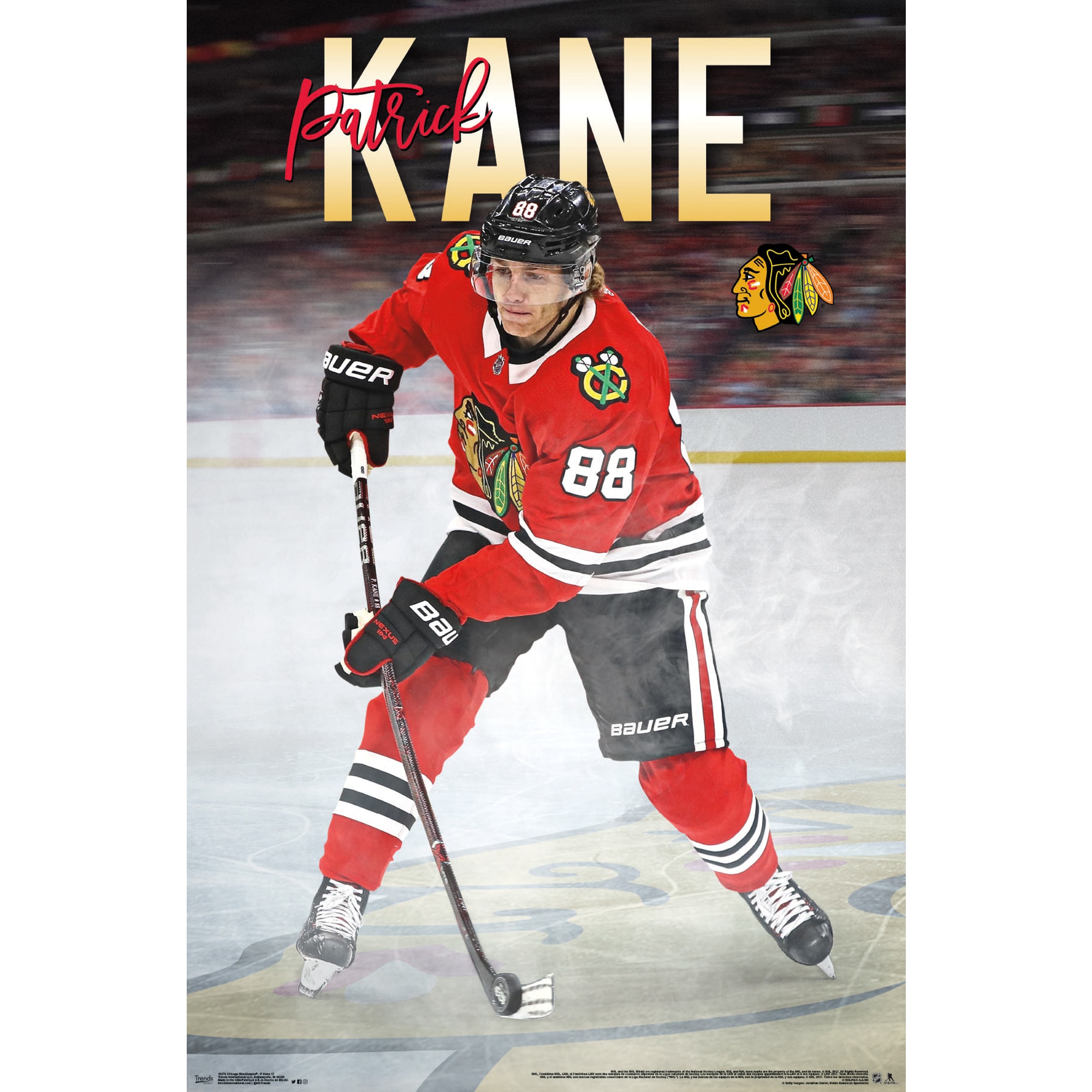 Chicago Blackhawks 17 Patrick Kane Poster Walmart Com Walmart Com