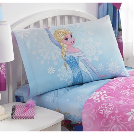 Disneys Frozen Sheet Set, Kids Bedding, Nordic Frost
