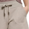 thumbnail image 3 of Calvin Klein Performance Womens Ribbed Waistband Shorts Moonrock S, 3 of 3