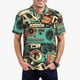 thumbnail image 1 of Balery Retro Pop Art Collage Camisa Polo de Hombre con Estampado, de Manga Corta y Tejido Medio, Camisa Tipo Golf Polo-3X-Large, 1 of 6