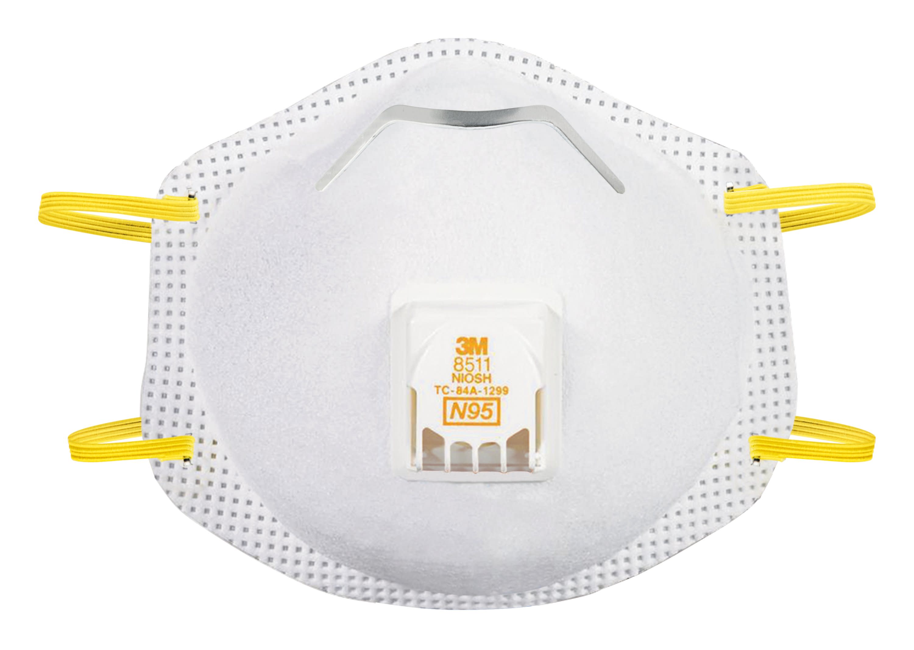 3M™ Cool Flow™ Valve Respirator 8511, N95, White, 10 Masks - image 4 of 15