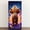 Color 1, variant on Self Adhesive Vinyl Refrigerator Wrap Set Cute Highland Cow Fluffy Orange Fur Big Blue Eyes Door Mural Removable Fridge Sticker Peel and Stick Full Door Cover Decal Kitchen Bar Decor