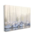 thumbnail image 2 of Stupell Docked Sailboats Harbor Reflection Landscape Painting Gallery Wrapped Canvas Print Wall Art, 2 of 5