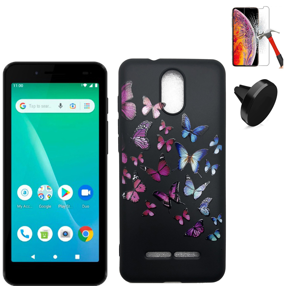 For Unimax UMX U696CL Case with Screen Protector, Car Mount, Flexible