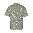 thumbnail image 3 of Haiem Retro Hippie Groovy Mushroom Printed Hawaiian Shirt for Men - Men’s Casual Beach Summer Shirts - Stretch Fabric with Modern Fit-3X-Large, 3 of 9