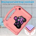 thumbnail image 5 of Dteck Kids Case for Samsung Galaxy Tab A11 Plus/Tab A9 Plus 11-Inch Tablet,Lightweight Shockproof Kids Friendly Cover with Handle Stand for Galaxy Tab A9+/A11+,Pink, 5 of 7
