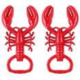 thumbnail image 1 of 2 pcs Lobster Opener Alloy Metallic Paint Zinc Drinks Beer Bottle Openers, 1 of 8