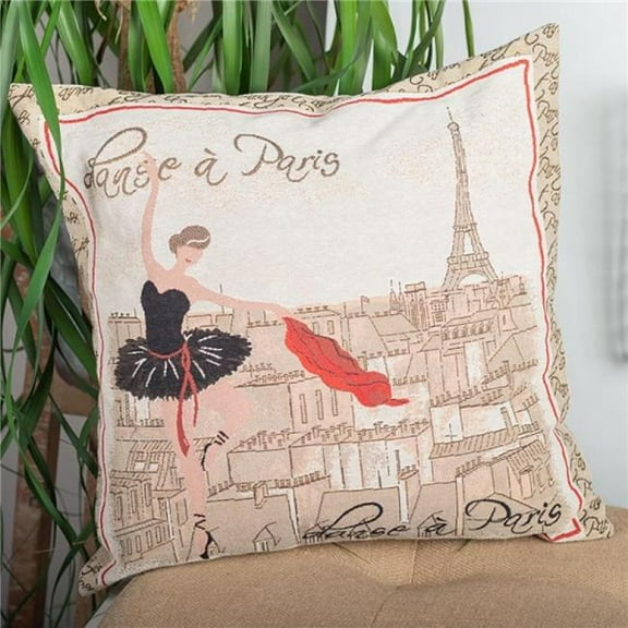 MDR Trading Inc. FP-TXPC-019_Q01 Ballerina- Danse A Paris Cushion Cover