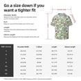 thumbnail image 5 of Honeii Frog With Sweet for Men's Short-Sleeved Button-Up Collared Shirt Featuring A Pocket, Perfect for Beach Vacations, And Travel Adventures.-4X-Large, 5 of 5
