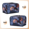 thumbnail image 3 of Kdxio Winter Fire Dragon Print Toaster Cover Bread Machine Cover Fits for Most Standard 2 Slice Toasters,Keep Toaster Free From Dust And Fingerprint Oven Dustproof Cover, 3 of 7