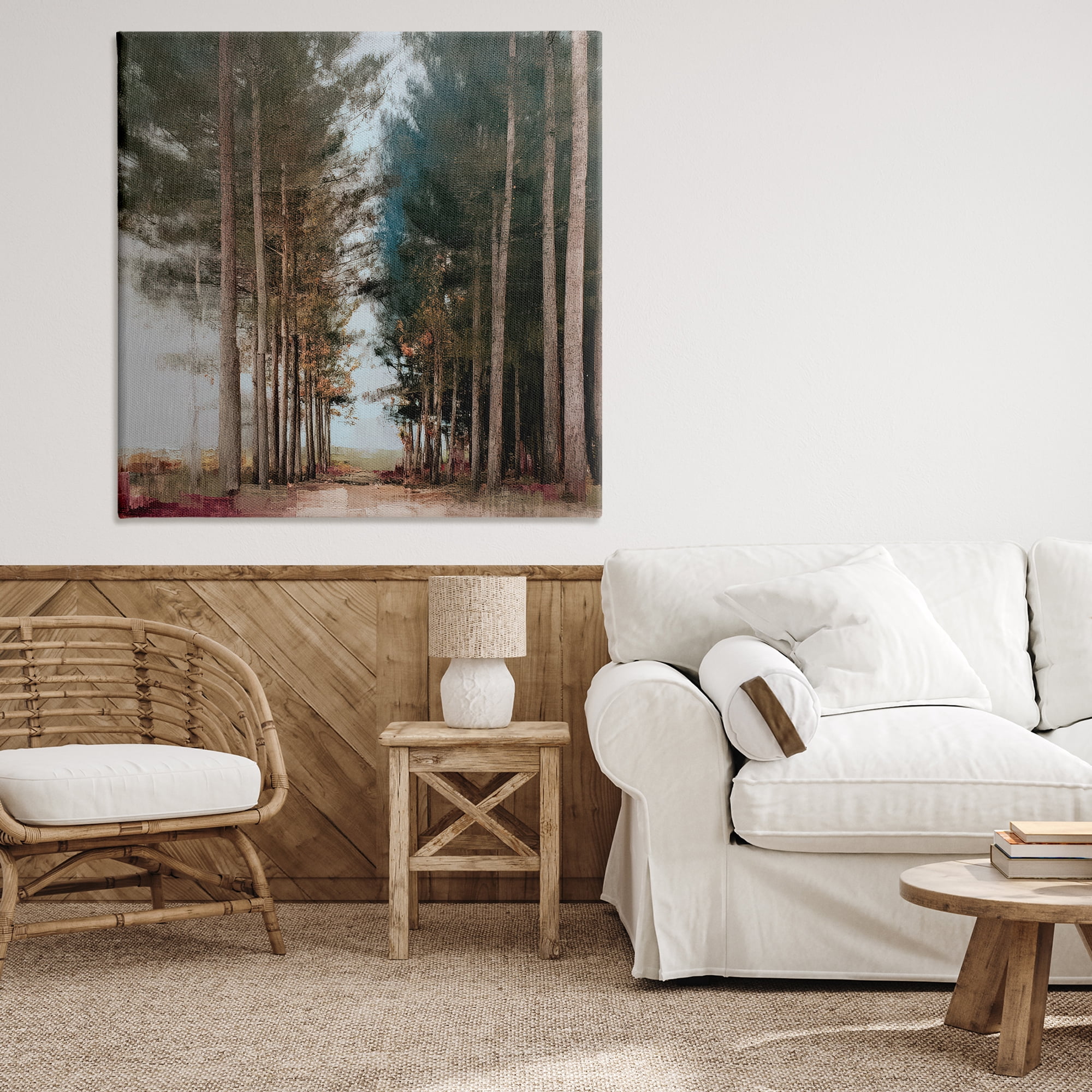 Stupell Industries Tall Trees Pathway Canvas Wall Art, design by Kim Curinga
