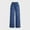 *Dark Blue, variant on ClodeEU Women's Wide Leg Baggy Jeans, Wide Leg Jeans Loose Denim Pants Dark Blue,Womens Plus M