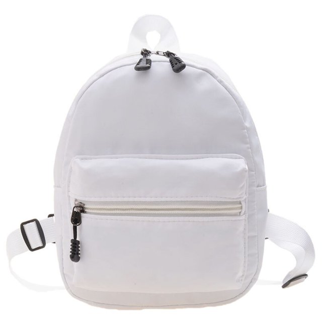 Mini Mochila pequeña de nailon para mujer, bolso escolar pequeño, Mochila blanca para niñas adolescentes, Mochila informal para estudiantes Fivean unisex