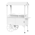 thumbnail image 6 of Candy Cart with Wheels for Party，Wood Dessert Cart with Storage Cabinet, 6 of 7