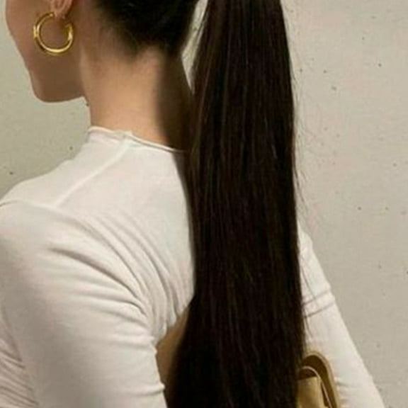 Raindrops Wrap Around Ponytail Ponytail Extension Hair Lengthening Women 1Set