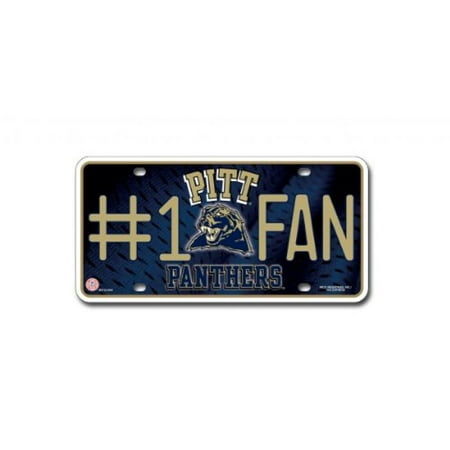 - NCAA Pittsburgh Panthers #1 Fan Metal Tag
