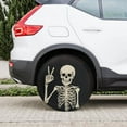thumbnail image 6 of Spare Tire Cover Funny Skull Wheel Covers Protectors Waterproof Dust-Proof Universal Fit Trailer, RV, SUV and Many Vehicle, 6 of 8