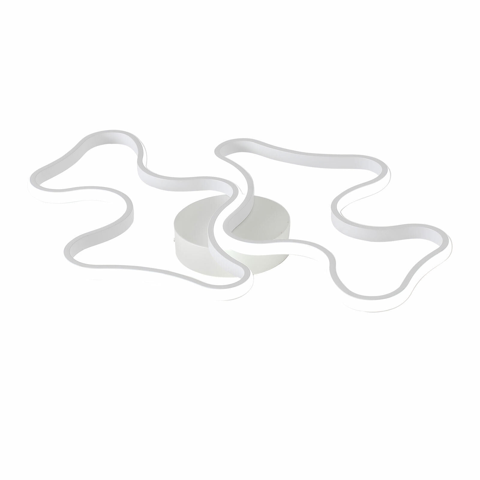 Miumaeov Flush Mounted LED Cloud Style Ceiling Light Pendant Lamp 2100lm Cool White 6000k AC100-277V