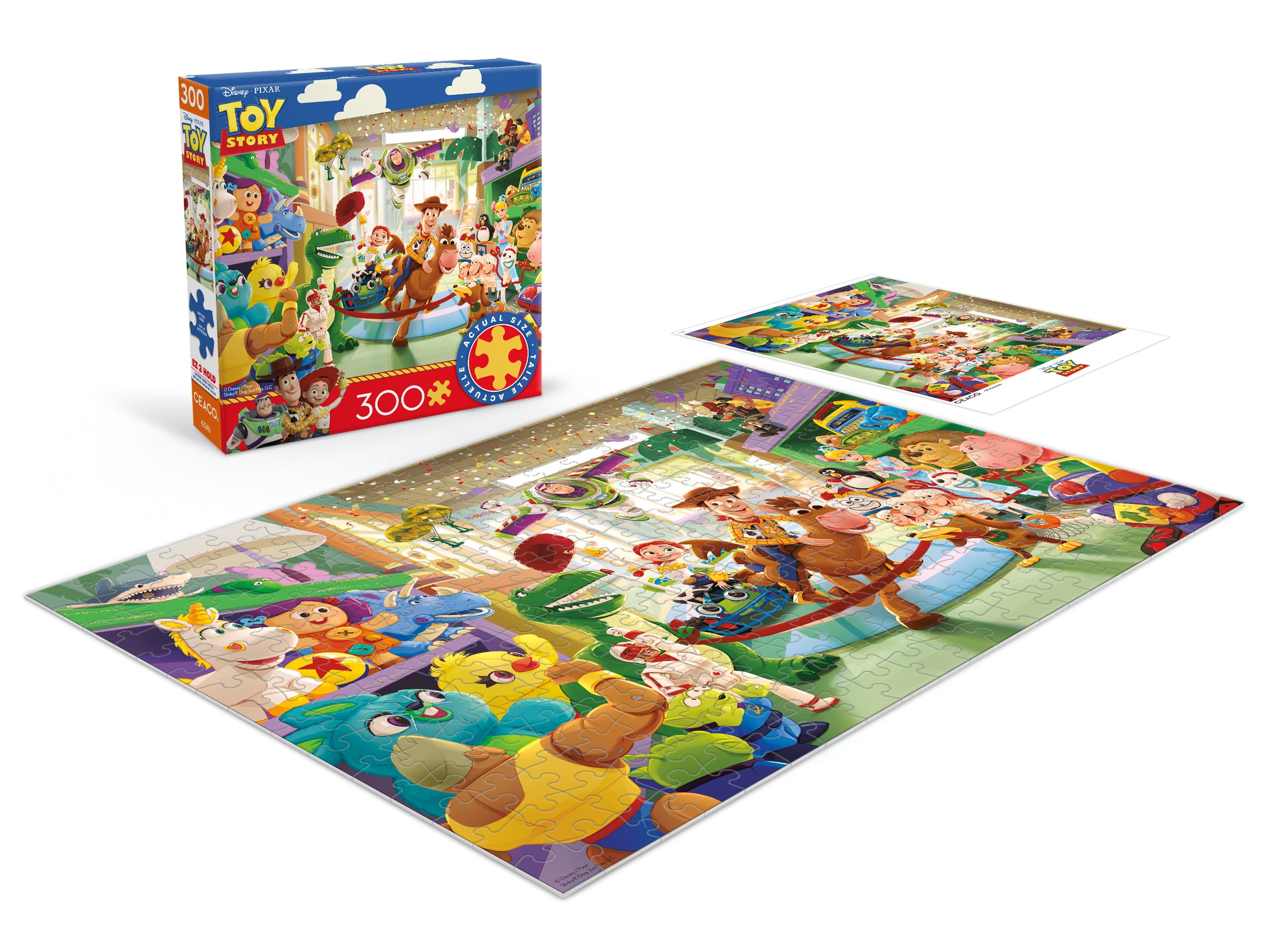 Ceaco Disney Pixar Toy Story Giddy Up 300-Piece Interlocking Jigsaw Puzzle for Adults Ages 14+