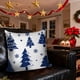 thumbnail image 5 of Funda de almohada navideña | Funda para cojín de sofá navideño | Funda de almohada decorativa cuadrada de 45x45 cm con cremallera oculta, 5 of 6