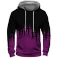 thumbnail image 5 of Men's Loose Printed Hooded Sweatshirt Men's Casual Fashion Sports Sweatshirt, 5 of 5
