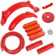 thumbnail image 1 of Tira anticolisión para tubo de línea de scooter eléctrico, agarre de manillar para M365 Pro 2 piezas, rojo, 1 of 5