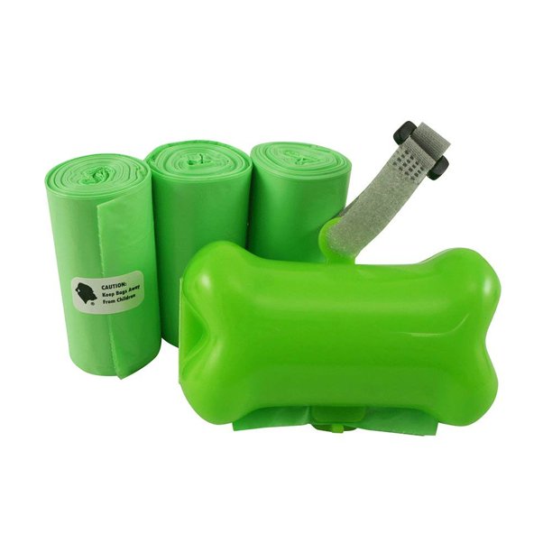 Gorilla Supply 60 Green Pet Poop Bags with Green Dispenser, EPI ...