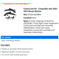 thumbnail image 2 of Control Arm Kit - Compatible with 2000 - 2003 Nissan Maxima 2001 2002, 2 of 2