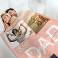 thumbnail image 4 of Gifts for Dad Custom Blankets with Photos Personalized Photo Blankets with Picture for Dad from Daughter Son for Fathers Day Gifts, Best Dad Ever Blanket Customized ,Picture Blanket Made in USA, 4 of 7