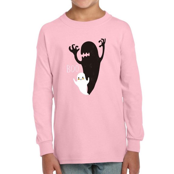 Boo. Little Ghost Big Shadow Long Sleeve Toddler -Image by Shutterstock,  4 Toddler