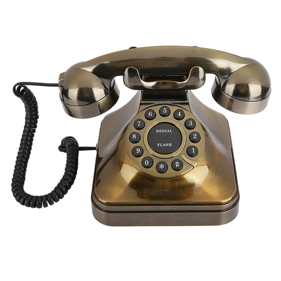 Number Store Classical Antique Vintage Telephone, Landline Phone, for Home Family Indoor Decoration