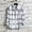 2-White, variant on Plaid Shirt Men, Mens Button down Long Sleeve Shirt Men's Fall Casual Shirt Lapel Plaid Tops Men's Cardigan, Flannel Shirt for Men, Mens Clothes, 1x Shirt Black XXXXL