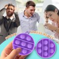 thumbnail image 4 of Juguete de escritorio para aliviar el estrés del autismo con burbujas sensoriales (púrpura) Likrtyny Para estrenar, 4 of 8