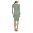 thumbnail image 3 of Guess Womens Ribbed-Knit Midi Dress, Green/S, 3 of 3
