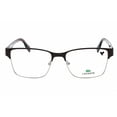 thumbnail image 2 of Lacoste L2286 201 Men's Matte Brown Metal 55mm Frame Eyeglasses, 2 of 2