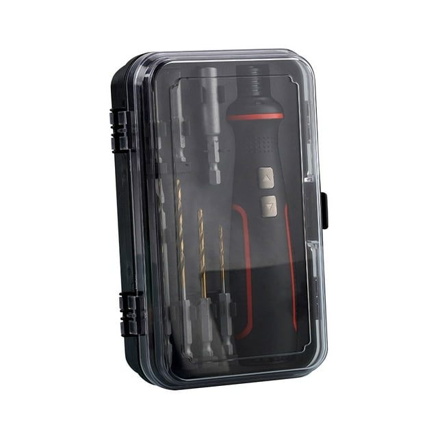 Kit de Tournevis Sans Fil avec Contrôle de Vitesse Variable Bits Interchangeables Fonction Avant/arrière & Batterie Rechargeable pour Électronique/construction Panneau Scie Voiture Nécessités pour Hommes Premier Appartement