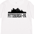 thumbnail image 4 of Inktastic Pittsburgh Pennsylvania City Skyline Boys or Girls Long Sleeve Toddler T-Shirt, 4 of 5