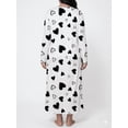 thumbnail image 2 of Nightgowns for Women: Soft Long Sleeve Plus Size Nightgowns, Printed Pajamas Long Sleepdress Casual Sleepwear, 2 of 4