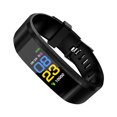 thumbnail image 1 of sweethay deportiva inteligente con Bluetooth 115plus, resistente al agua, frecuencia cardíaca, oxígeno en sangre, presión arterial para Electrónica Negro, 1 of 8