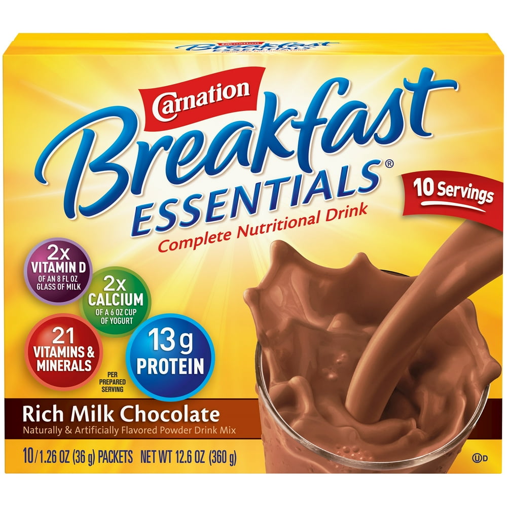 Carnation Breakfast Essentials Powder Nutritional Breakfast Drink Mix