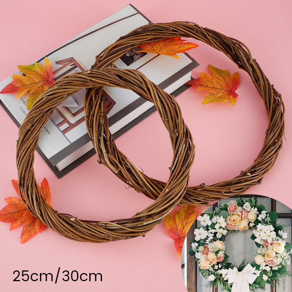 Darice Bulk Buy DIY Grapevine Wreath Natural 2 inches 12-Pack GPV2