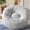 Grey, variant on Plush Faux Fur Bean Bag Chairs, Memory Foam Filled Sofa Chair Shape Bean Bag for Adults/Teens/Kids, Ultra-Soft Lazy Sofa for Living Room Bedroom College Dorm, Rainbow